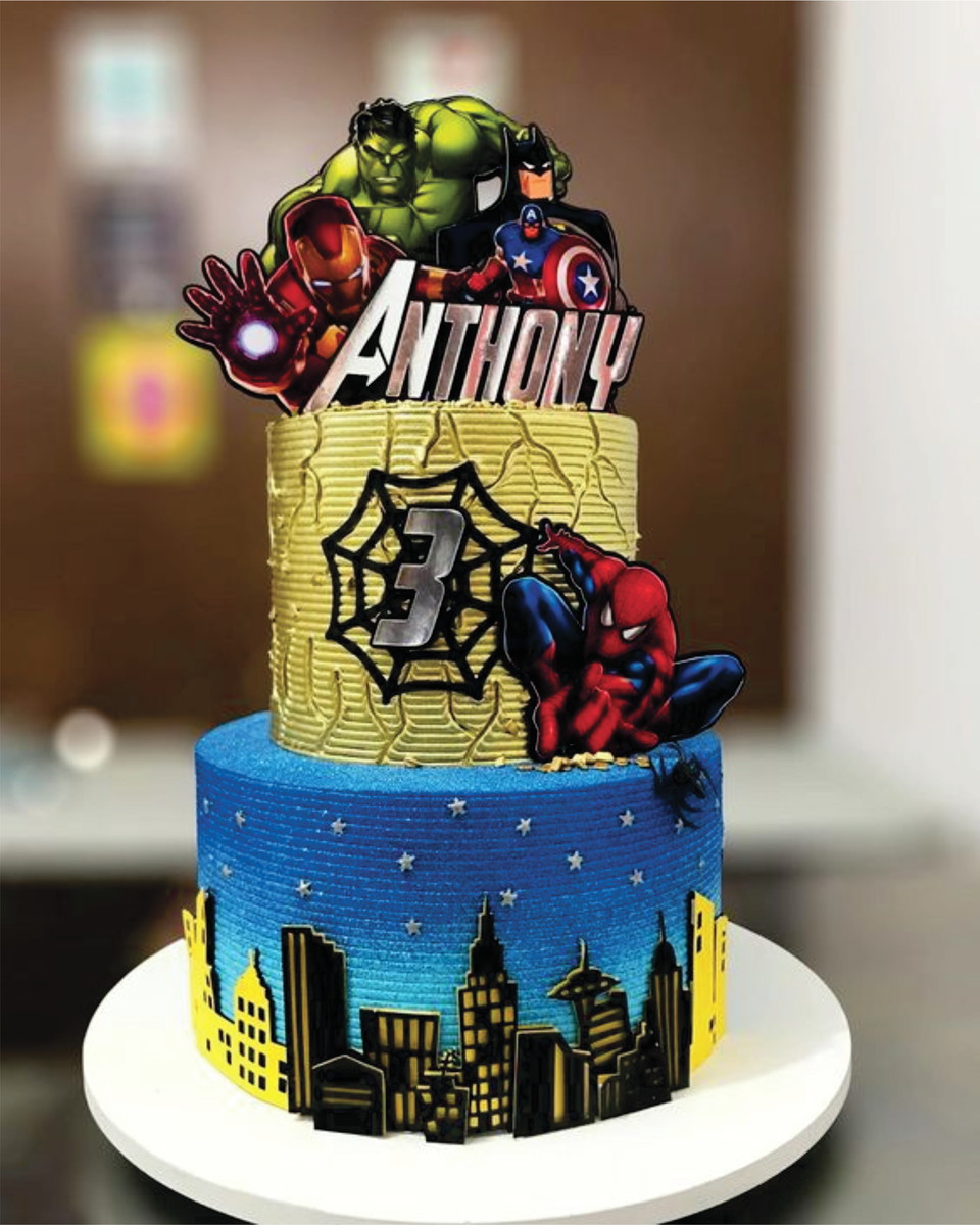Topo de Bolo Vingadores Arquivo de Corte