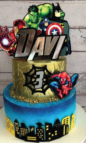 Topo de Bolo Vingadores Arquivo de Corte