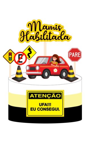 Topo Habilitada - Arquivo de Corte Silhouette (cód. T558)