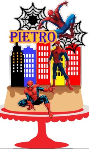Topo Homem Aranha com Predios + 4 Arquivos a Sua Escolha