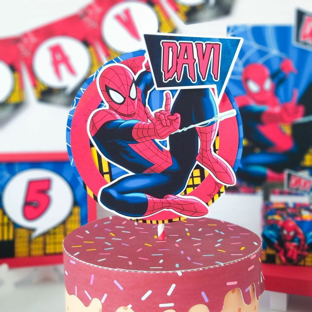 Topo Homem Aranha Somente em pdf + 4 Arquivos a Escolha