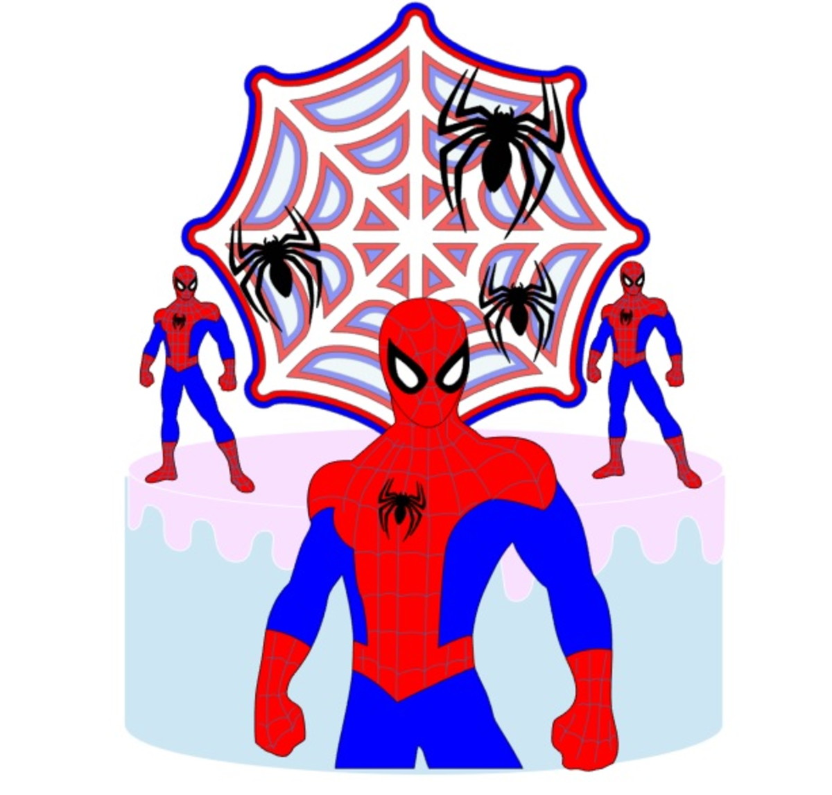 Topo Homem Aranha Teia e Aranhas +4 Arquivos a Sua Escolha