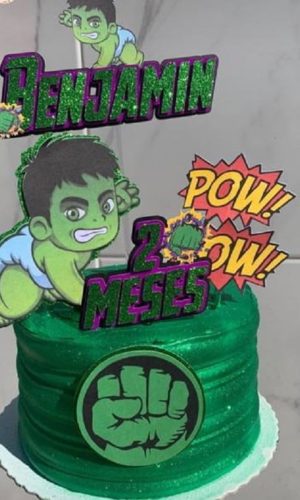 Topo Hulk Baby + 4 Arquivos a Sua Escolha