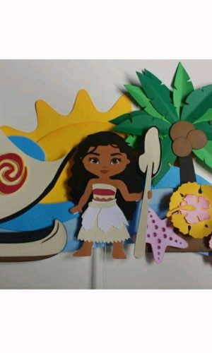 Topo Moana Camadinhas + 4 Arquivos a Sua Escolha