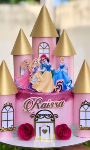 Topo Princesas Castelo Torre-arquivo/+20kits Cod:2033t