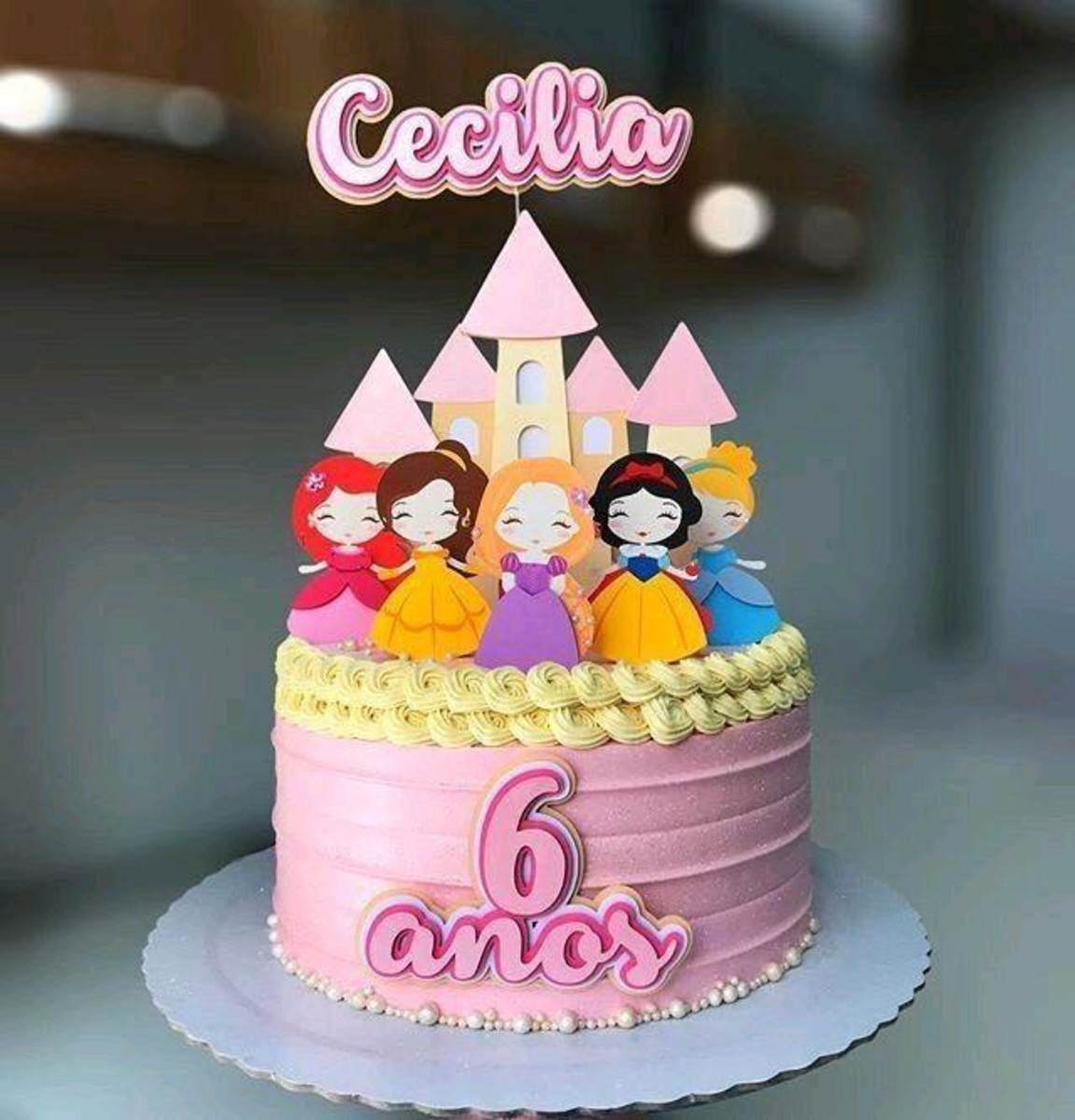 Topo Princesas Cute *+ 4 Arquivos a Sua Escolha
