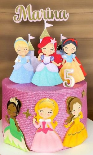 Topo Princesas em Camadas- Studio /+20kits Cod:33t
