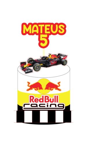 Topo Redbull Racing- Arquivo de Corte Silhouette (cód. T487)