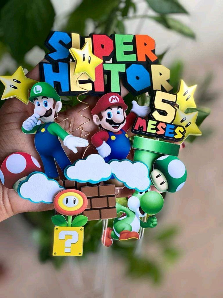 TOPO super Mario lux + 4 ARQUIVOS A SUA ESCOLHA