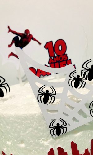 Topper Homem Aranha (arquivo de Corte) 4 Por 10,00