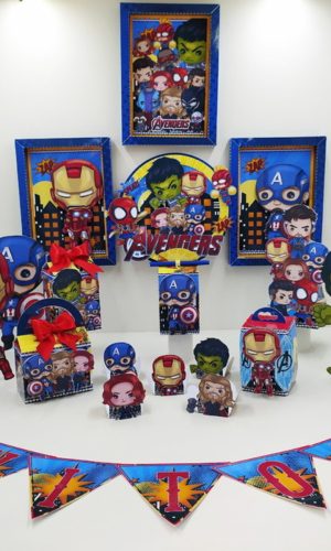 Vingadores - Arquivos de Corte Studio e pdf para Festas 273
