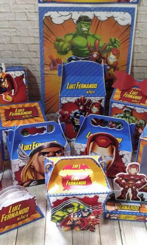 Vingadores - Kits Digitais para Festas Studio e pdf
