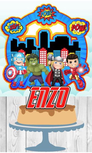 Vingadores - Topo de Bolo