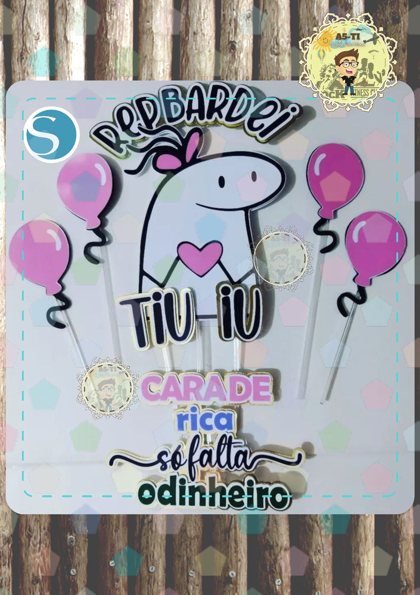 004xx - Arquivo Topo de Bolo Flork Camadas - Studio