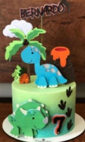 #2033 Arquivo corte Topo de Bolo Dinossauros CAMADAS STUDIO