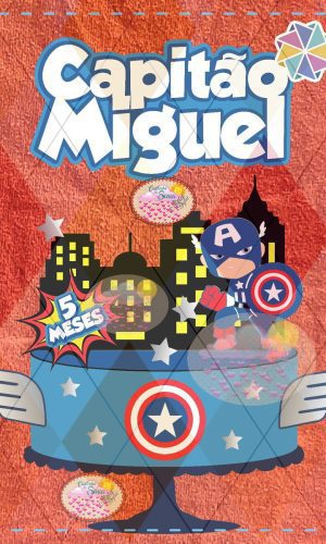 2153 - SVG - ARQUIVO DE CORTE CAPITAO AMERICA CUTE - SCANCUT