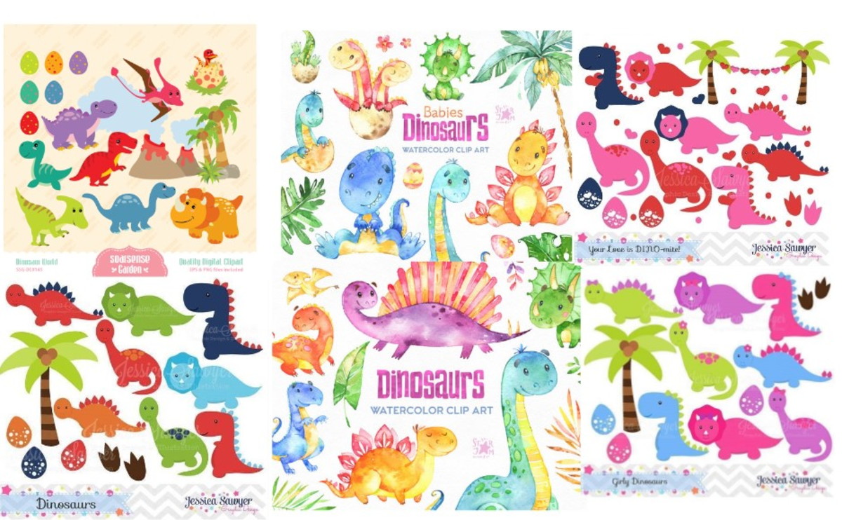 30 KITS DIGITAIS - DINOSSAURO - Imagem 2