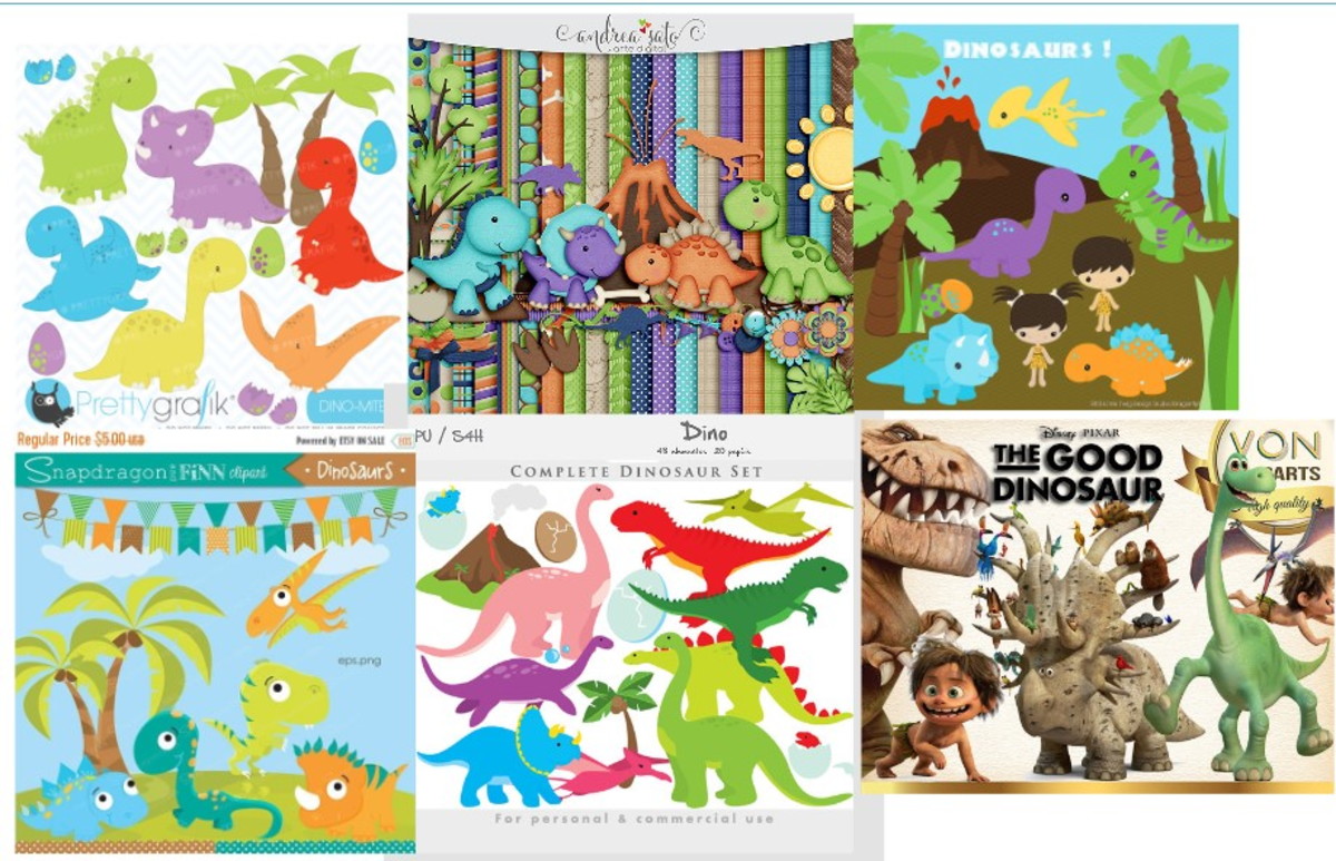 30 KITS DIGITAIS - DINOSSAURO - Imagem 5