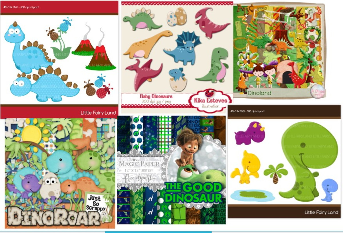 30 KITS DIGITAIS - DINOSSAURO - Imagem 3