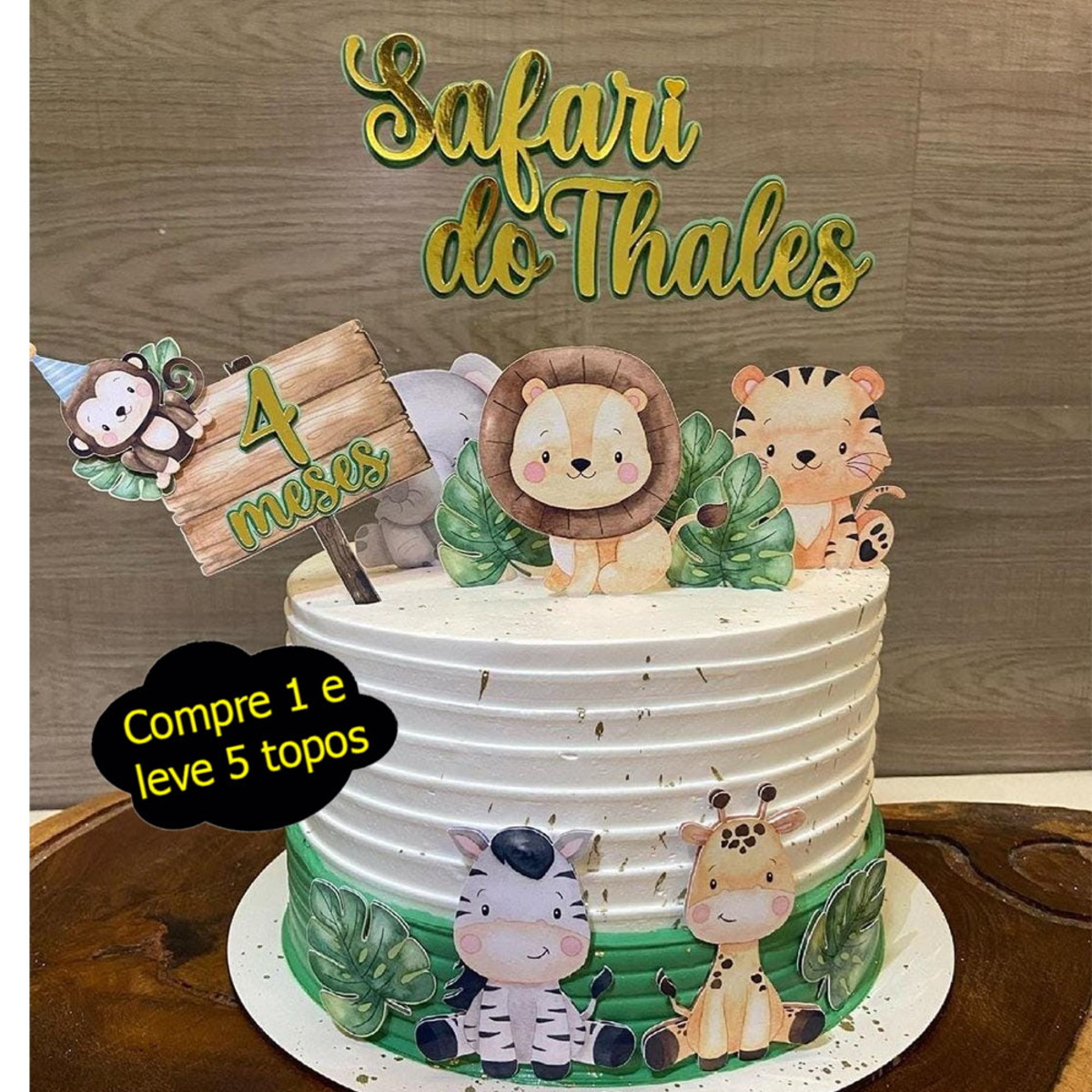 315 - Arquivo topo Safari aquarelado