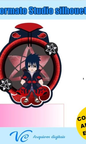 320- Arquivo de corte Topo de Bolo Sasuke- Naruto