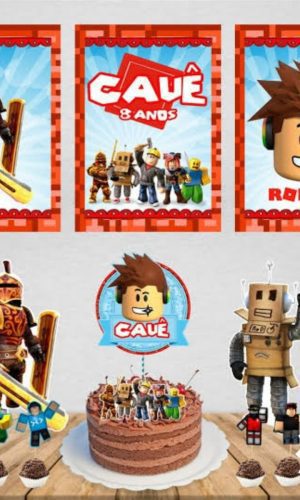 33 - Arquivo de Corte Kit Só Um Bolinho Roblox