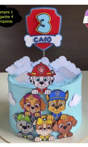 552 - Arquivo de corte * topo Patrulha Canina em camadas