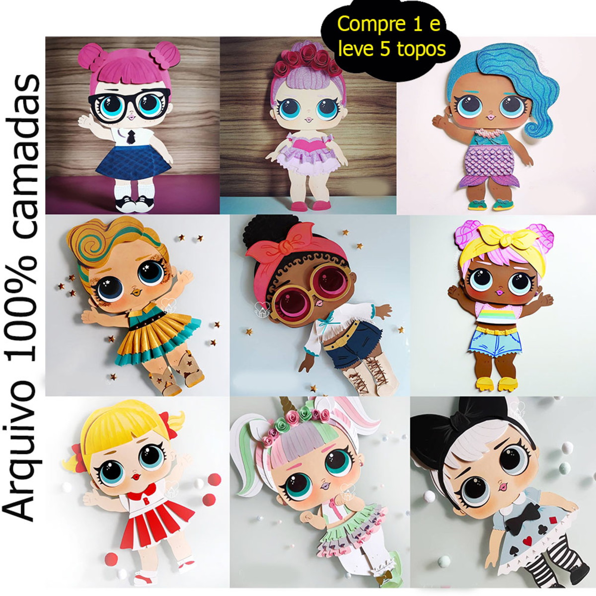 402 - Arquivo de corte lol em camadas