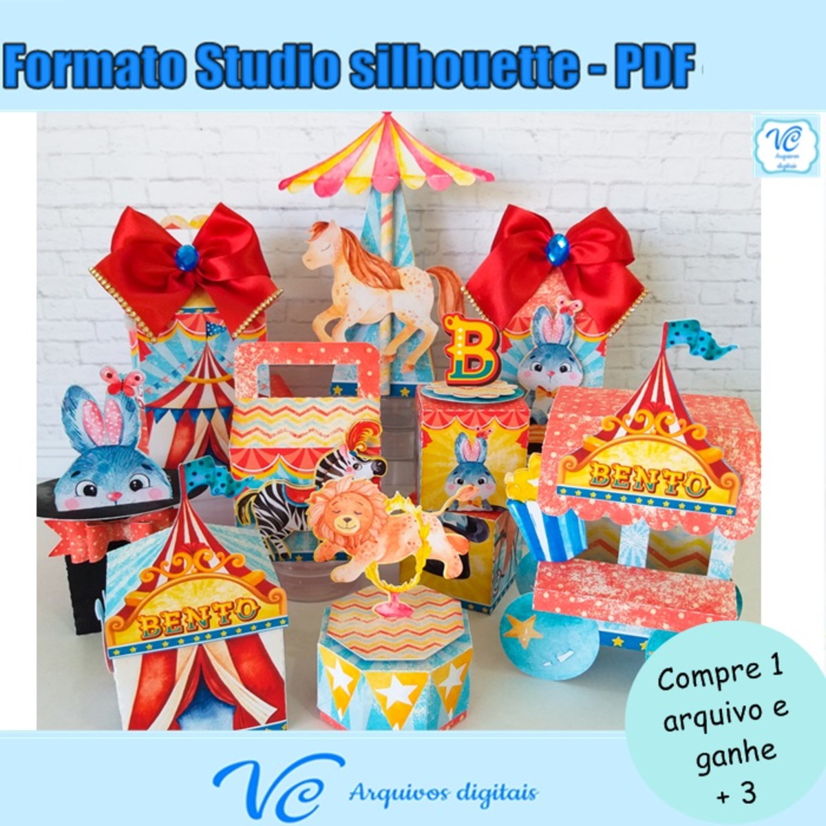 564- ARQUIVO DE CORTE CIRCO MENINO AQUARELA