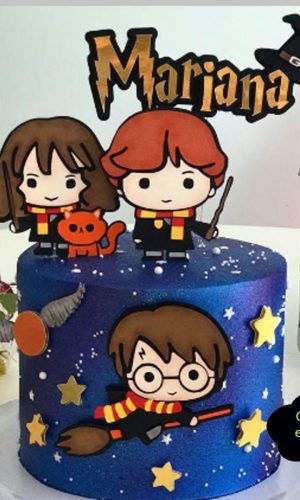 579 - Arquivo de corte topo Harry Potter em camadas