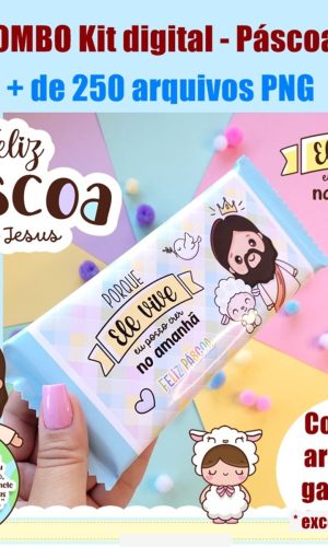 636 -COMBO KIT DIGITAL PÁSCOA cristã 2022
