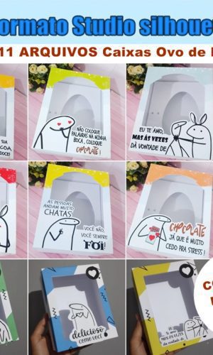 722- ARQUIVO DE CORTE PÁSCOA CAIXA OVO COLHER Flork Bento