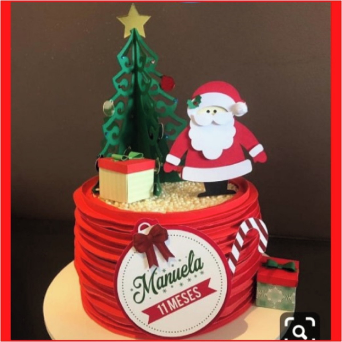 Arq corte topo de bolo natal-studio camadas