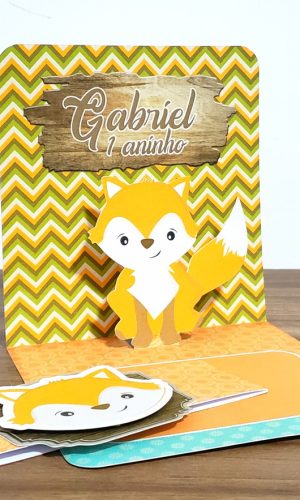 ARQUIRVO DE CORTE- CONVITES - POP-UP- RAPOSINHA