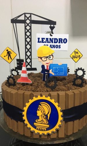 Arquivo de corte topo de bolo engenheiro cívil