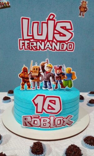 Arquivo Corel Topo De Bolo Roblox