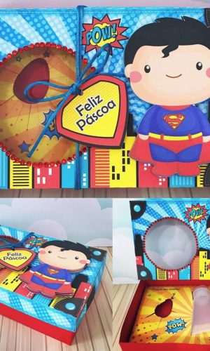 Arquivo Corte - Kit Confeiteiro Super Man Cute