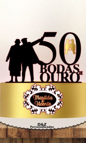 Arquivo Corte - Topo Bodas de Ouro-cod-944