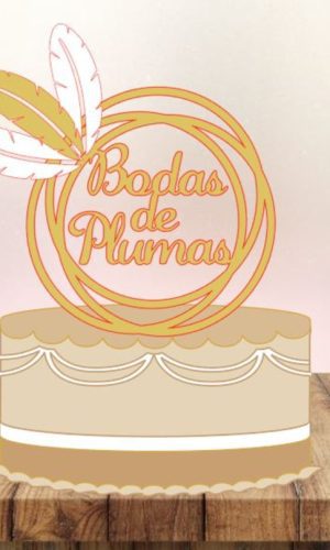 Arquivo Corte - Topo Bodas de Pluma-cod-761