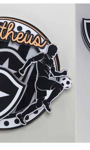 Arquivo Corte Topo Bolo Shaker e Docinhos Botafogo