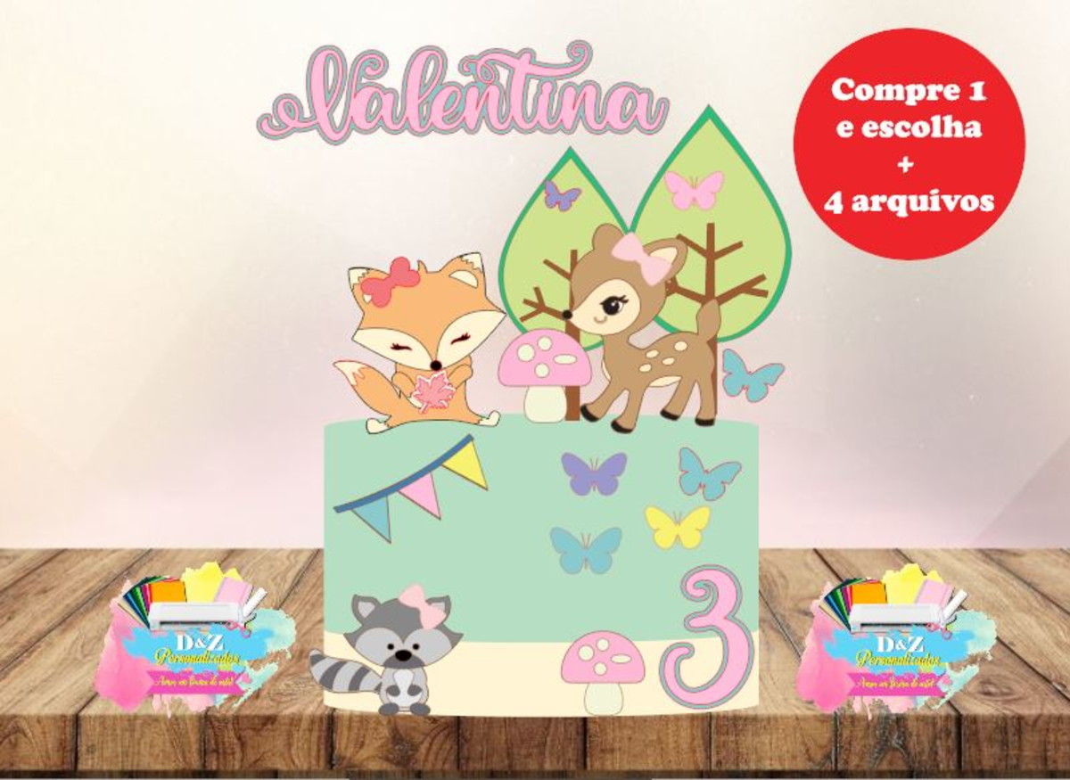 Arquivo Corte - Topo Bosque Camadas-cod-829 - Imagem 2