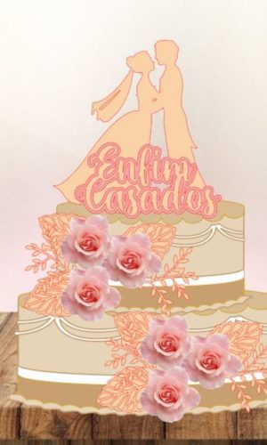 Arquivo Corte - Topo Casamento 1-cod-791