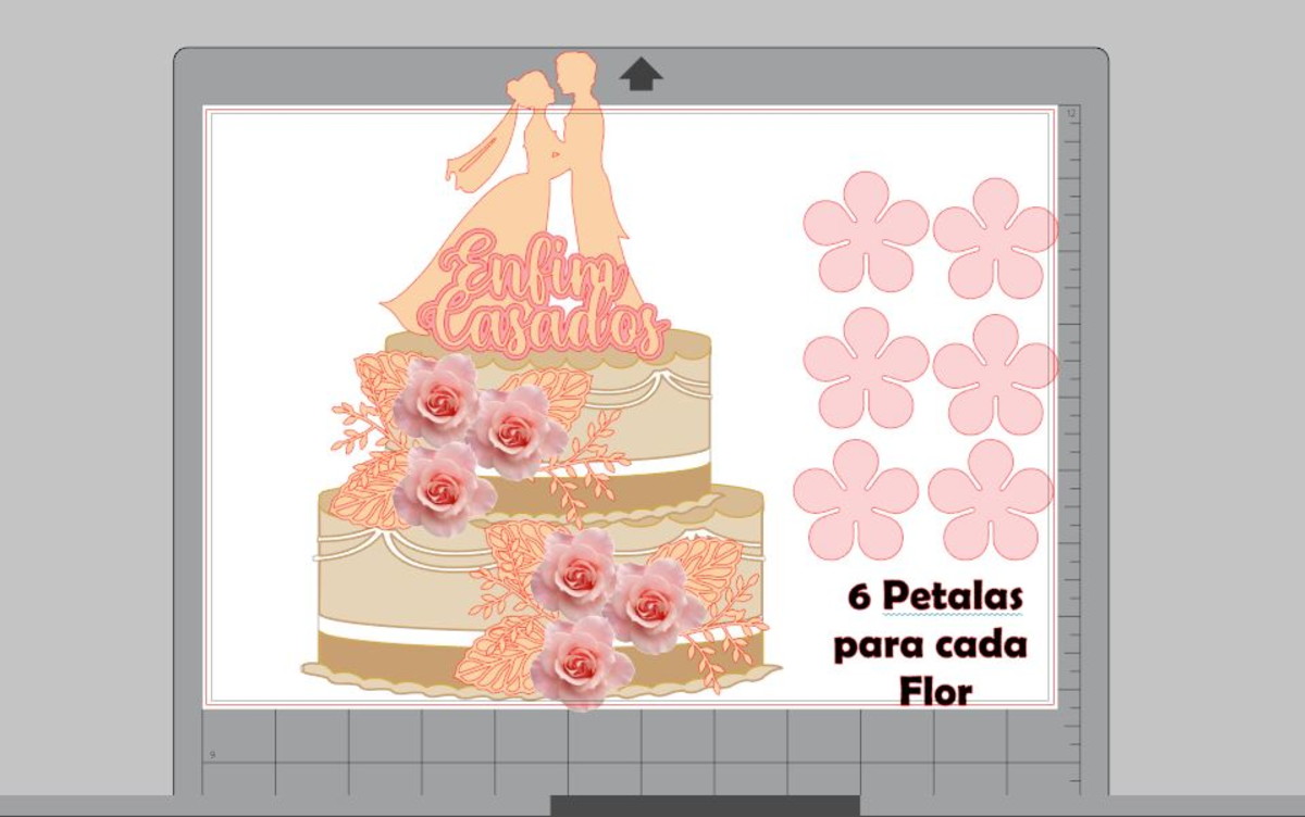 Arquivo Corte - Topo Casamento 1-cod-791 - Imagem 2