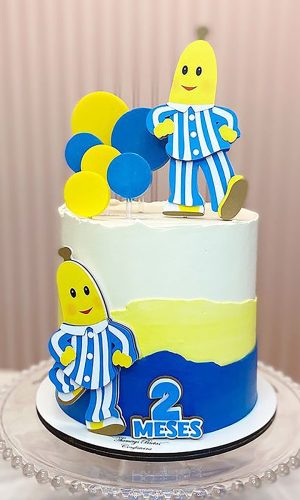 Arquivo Corte: Topo de Bolo Bananas de Pijamas 001