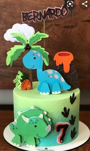 Arquivo Corte: Topo de Bolo Dinossauro 007