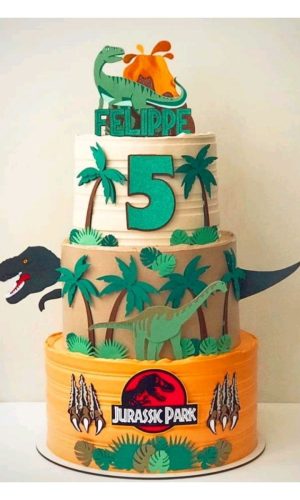 Arquivo Corte Topo De Bolo Dinossauro Jurassic Park (#2331)