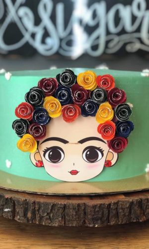 Arquivo Corte - Topo de bolo -frida -STUDIO