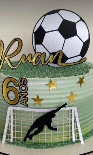 Arquivo Corte Topo de Bolo Futebol + 4 Arq. a Sua Escolha