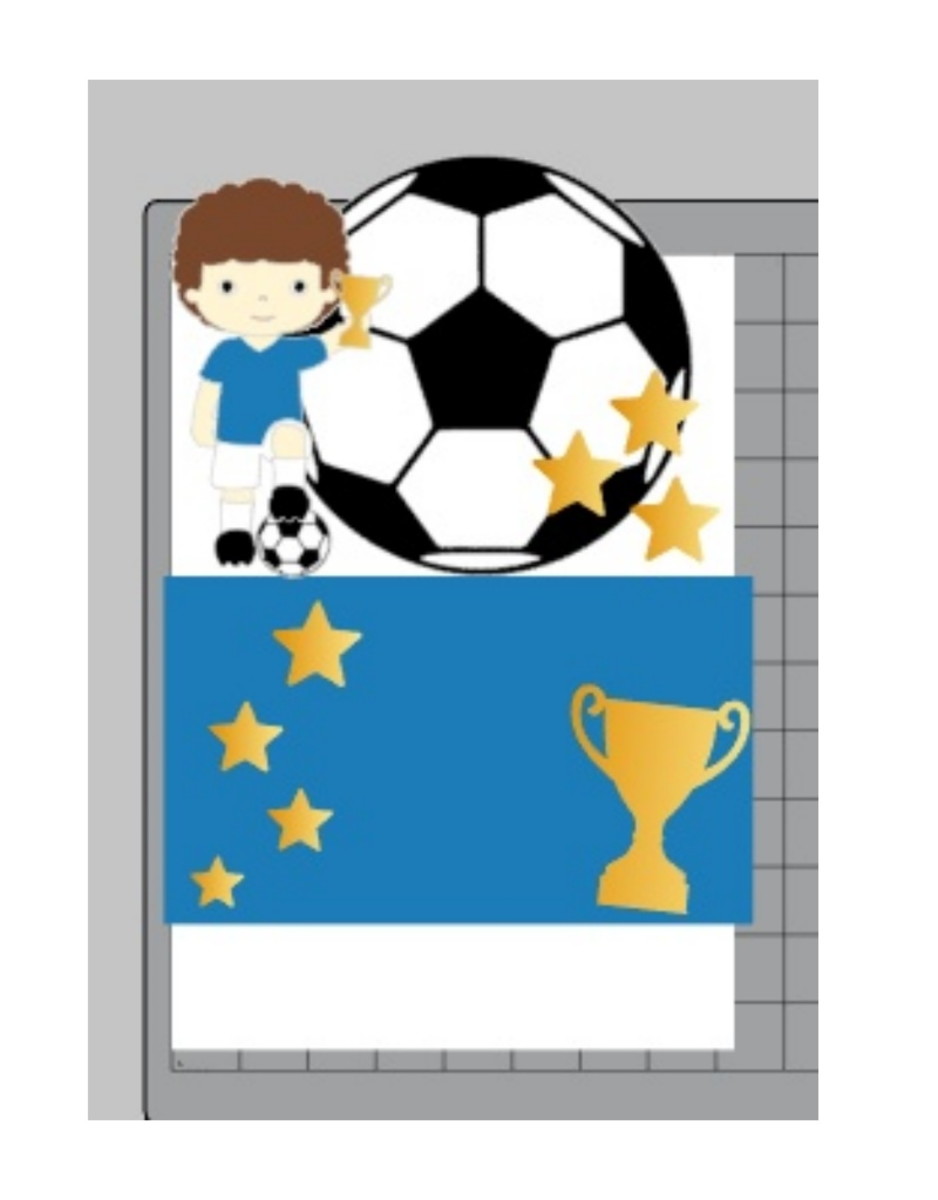 Arquivo Corte Topo de Bolo Futebol