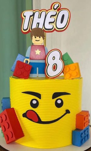 Arquivo Corte: Topo de Bolo Lego 001